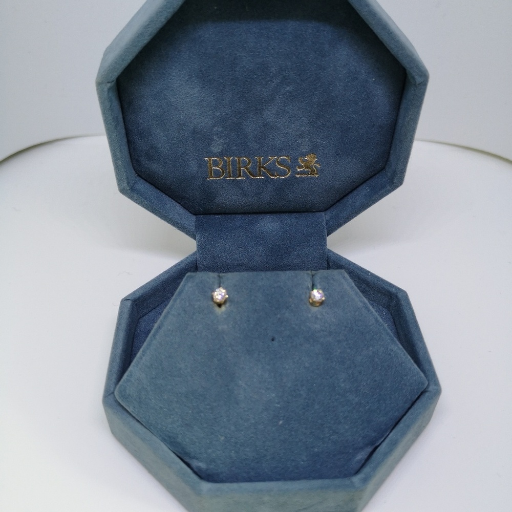 Birks diamond studs